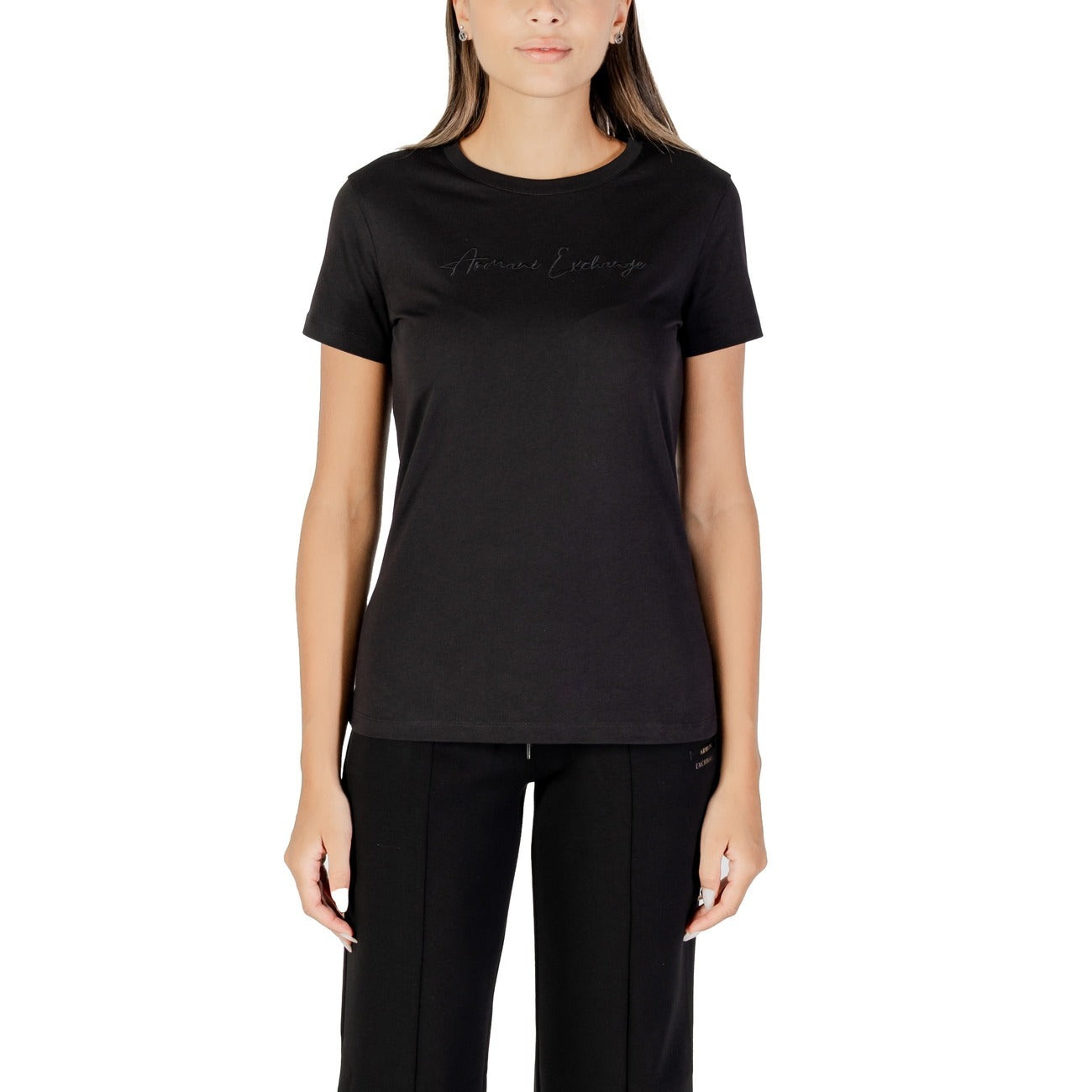 Armani Exchange T-shirt Dames Zwart #2429800