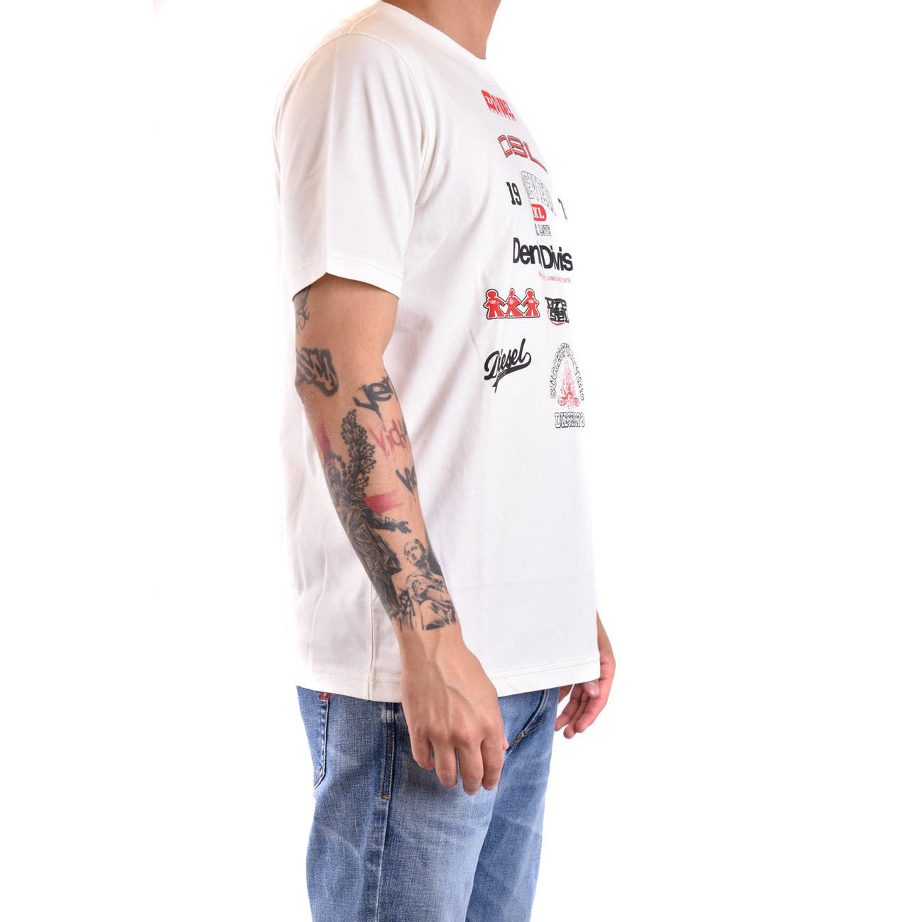 Diesel T-Shirt Herren Weiß