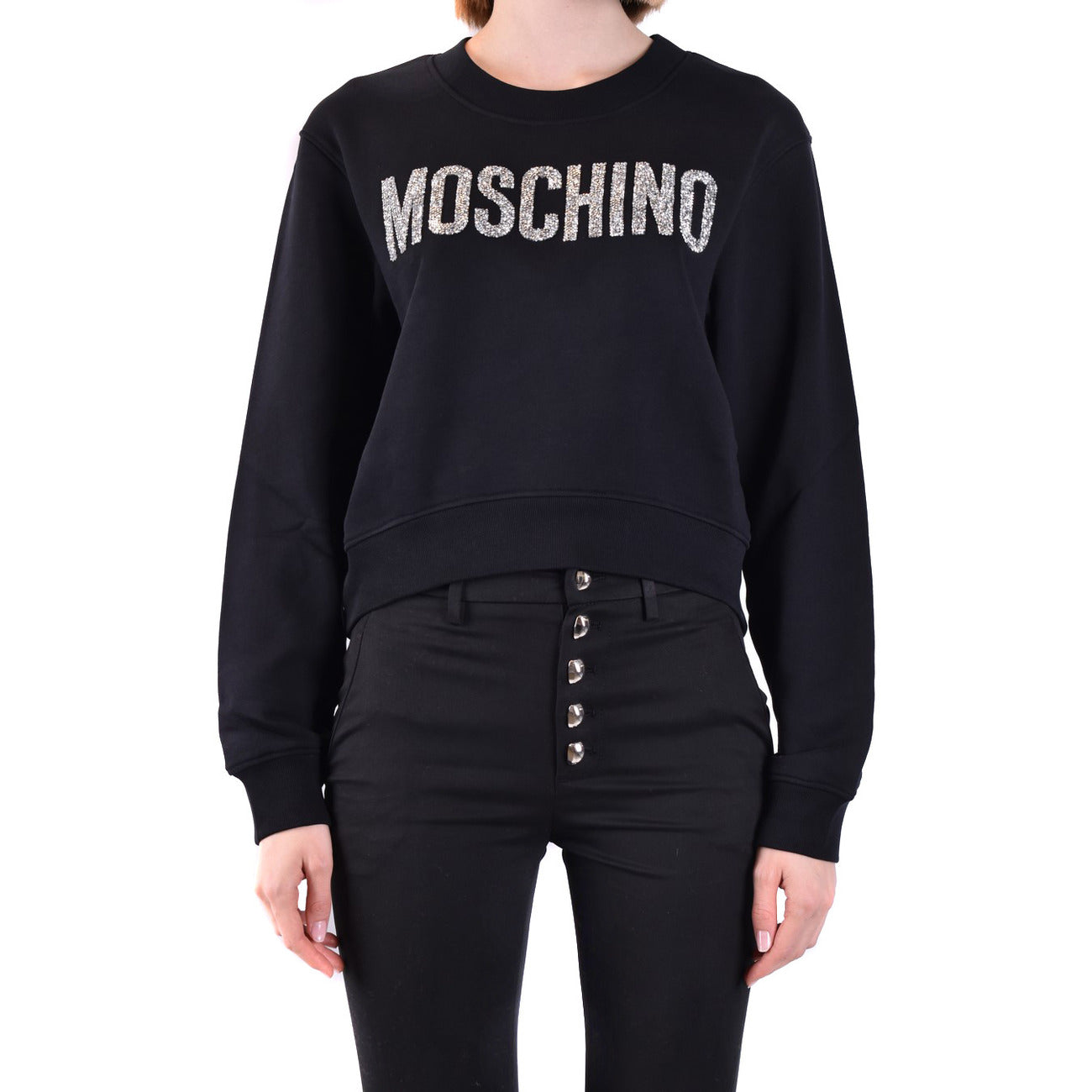 Moschino Sweatshirt Damen Schwarz