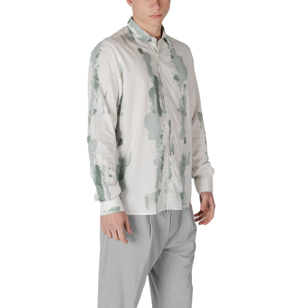 Antony Morato Shirt Heren Groen #2462443