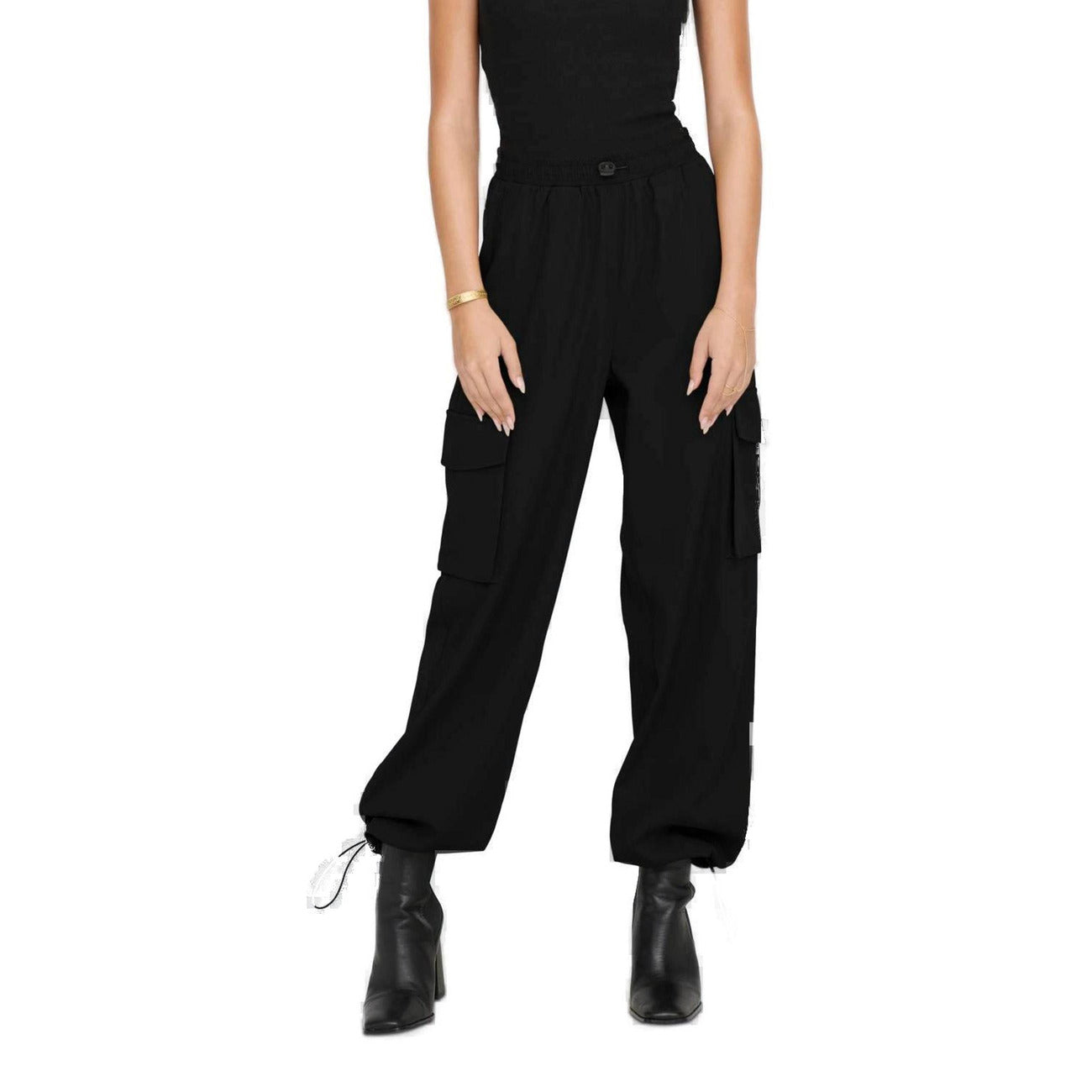Only Broek Dames Zwart #2463369
