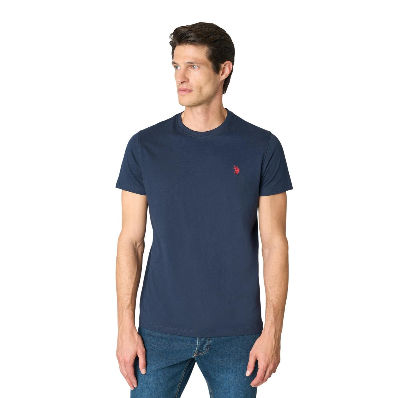 U.s. Polo Assn. T-shirt Heren Lichtblauw