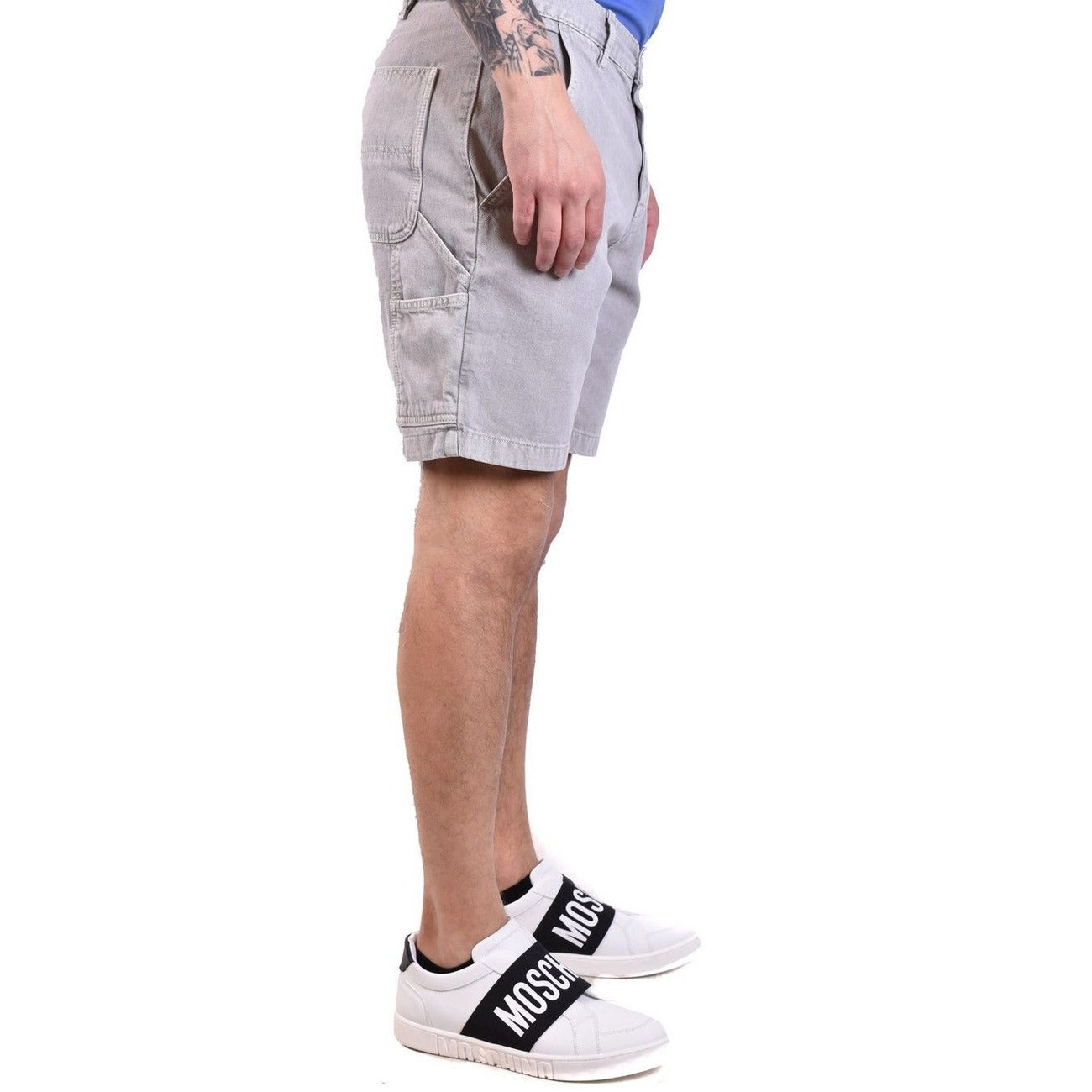 Moschino Bermuda Herren Grau