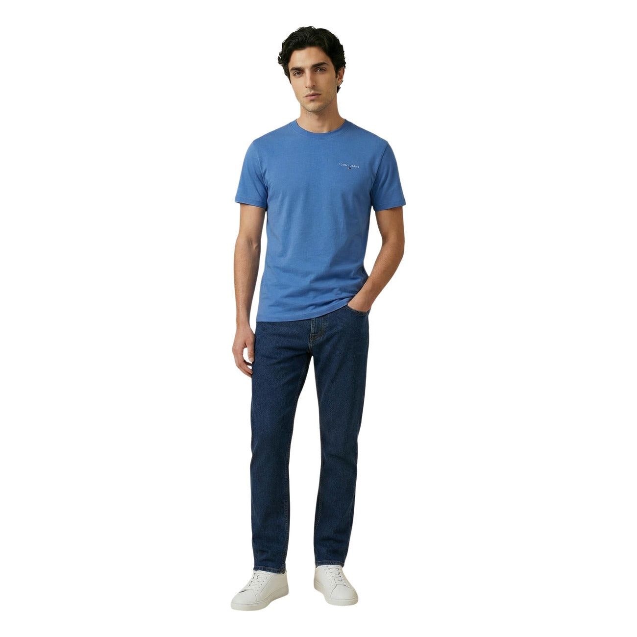 Tommy Hilfiger Jeans T-Shirt Herren Hellblau #2457433