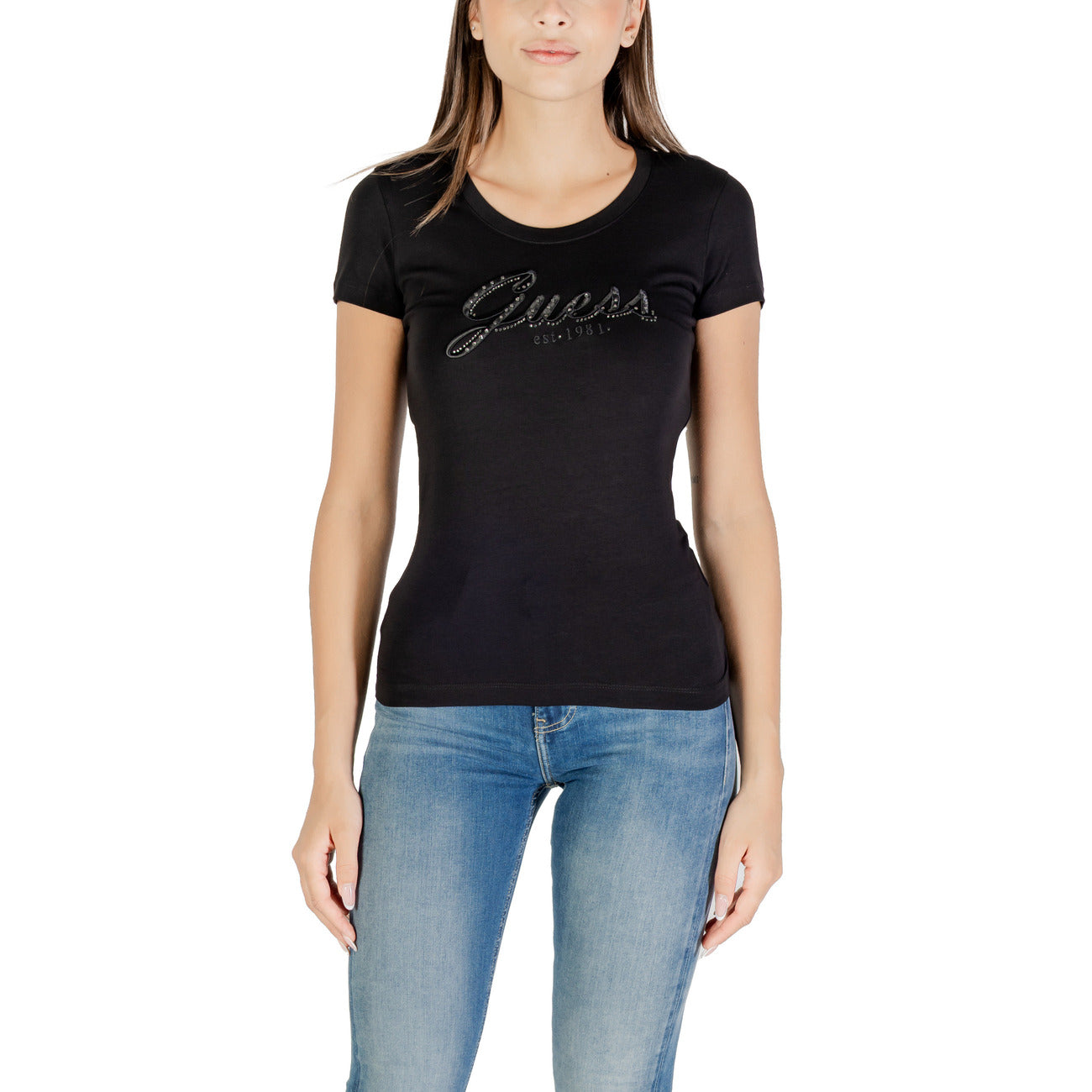 Guess T-shirt Dames Beige #2427116