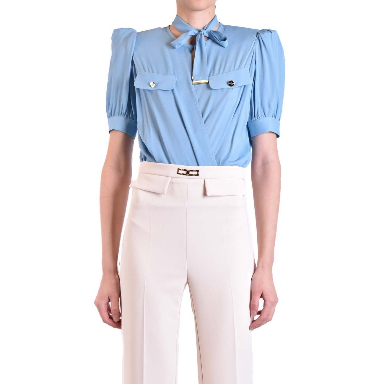 Elisabetta Franchi Bloes Dames Lichtblauw
