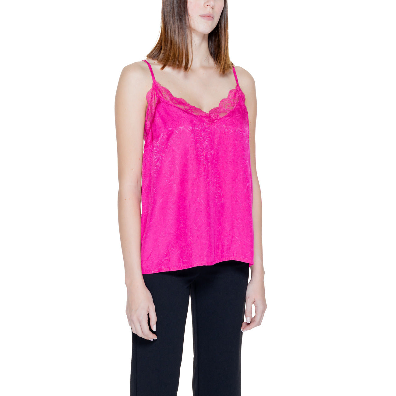 Vila Clothes Vest Dames Fuchsia