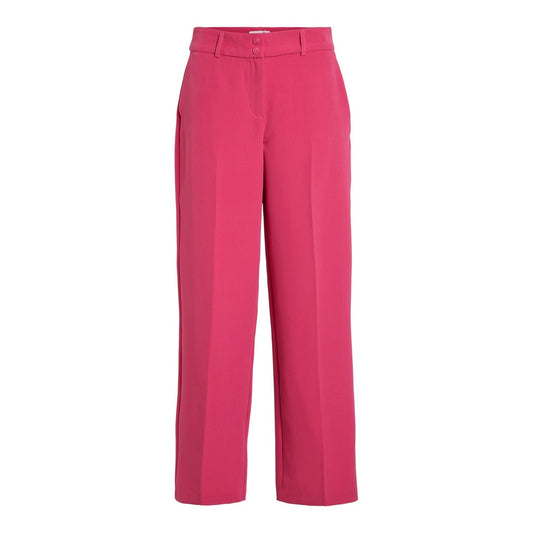 Vila Clothes Hose Damen Fuchsia