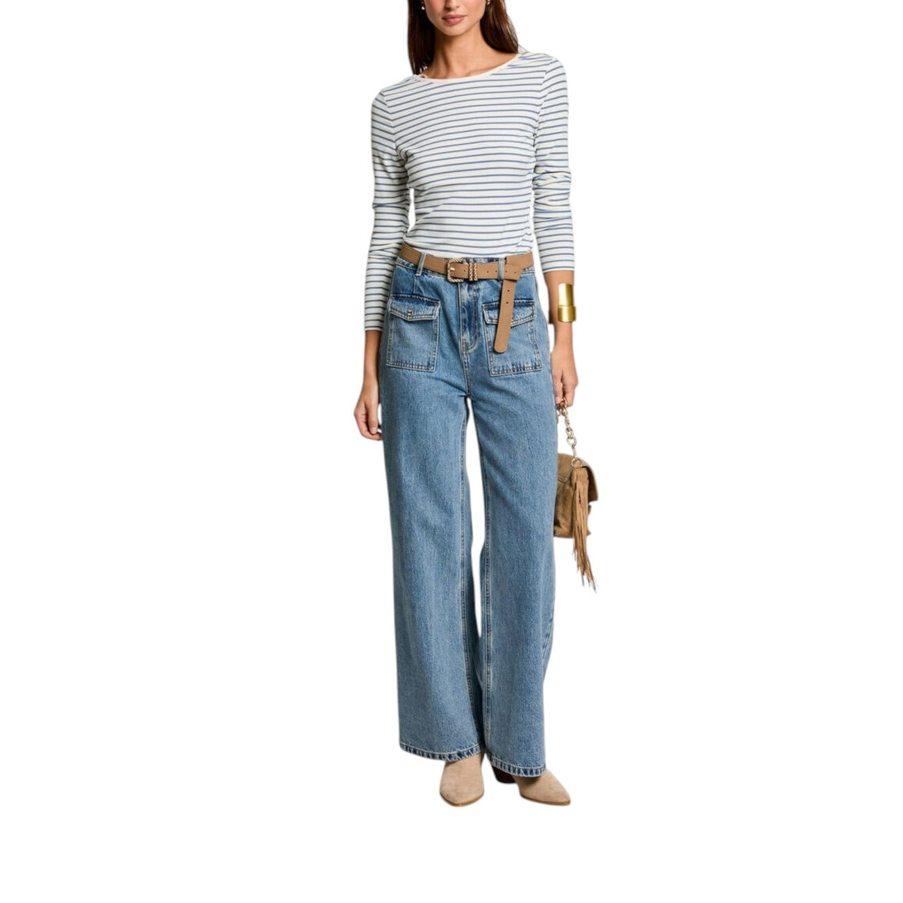 Morgan De Toi Breimode Dames Wit #2411648