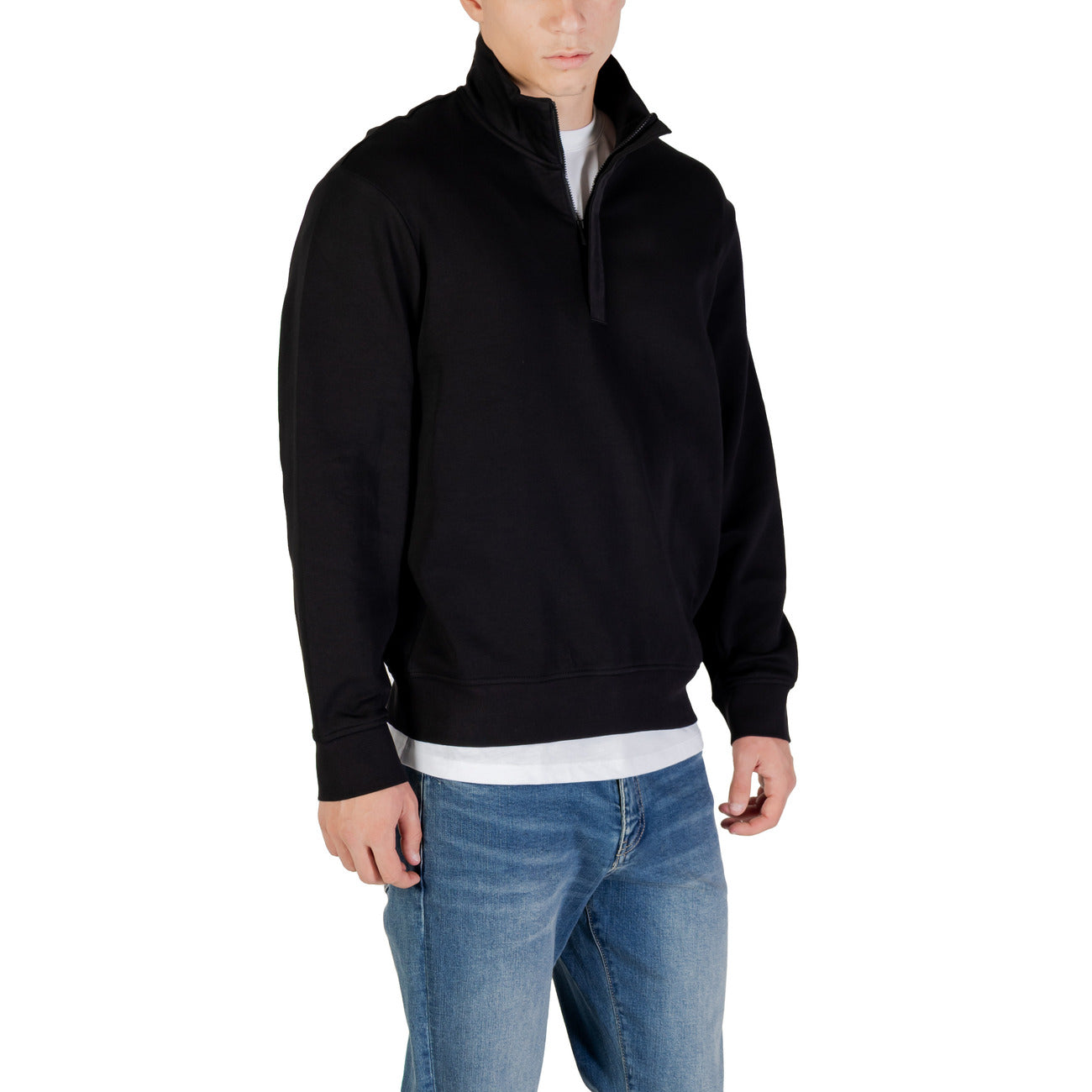 Armani Exchange Sweatshirt Heren Zwart #2430355