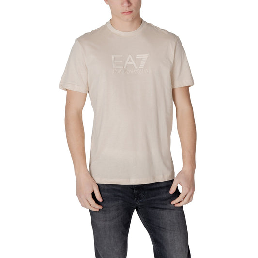 Ea7 T-Shirt Herren Beige