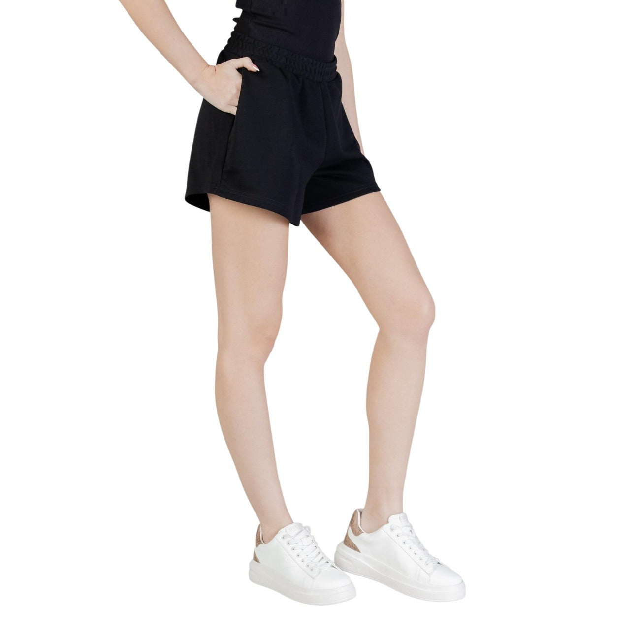 Guess Active Shorts Damen Schwarz