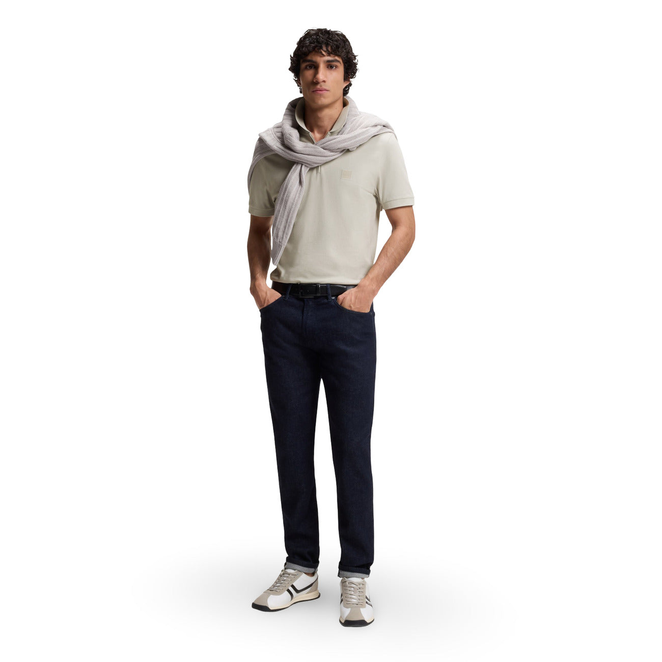 Boss Polo Top Herren Grau #2458825