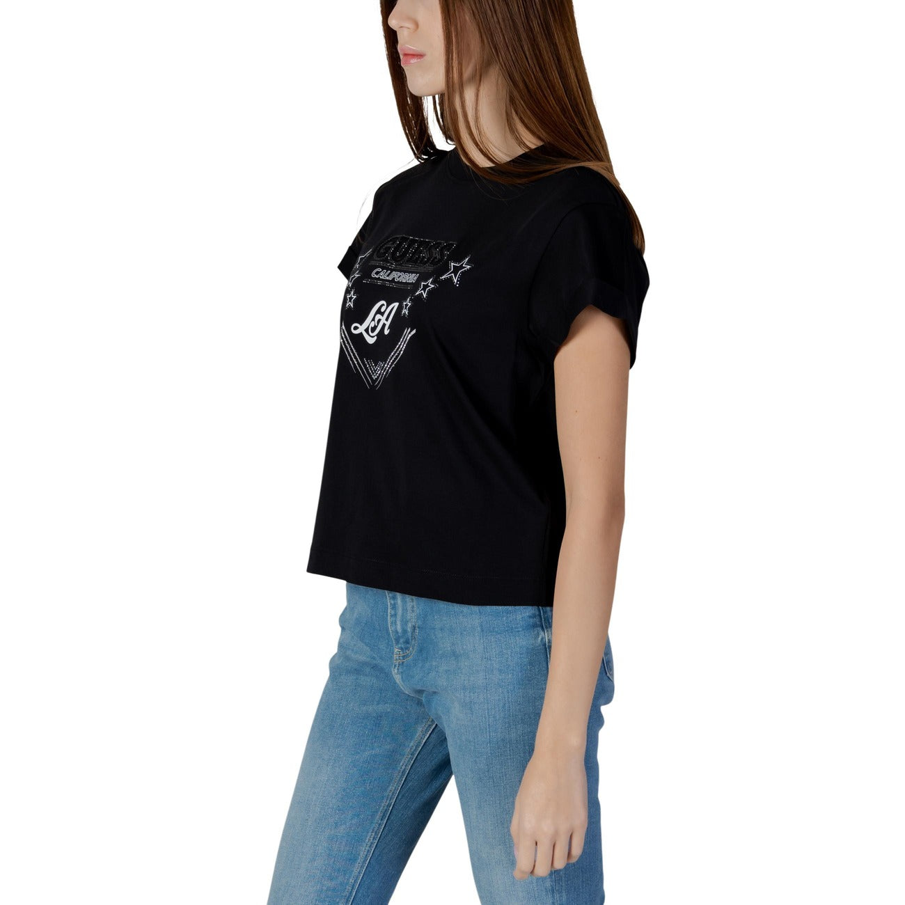 Guess T-Shirt Damen Schwarz #2467858