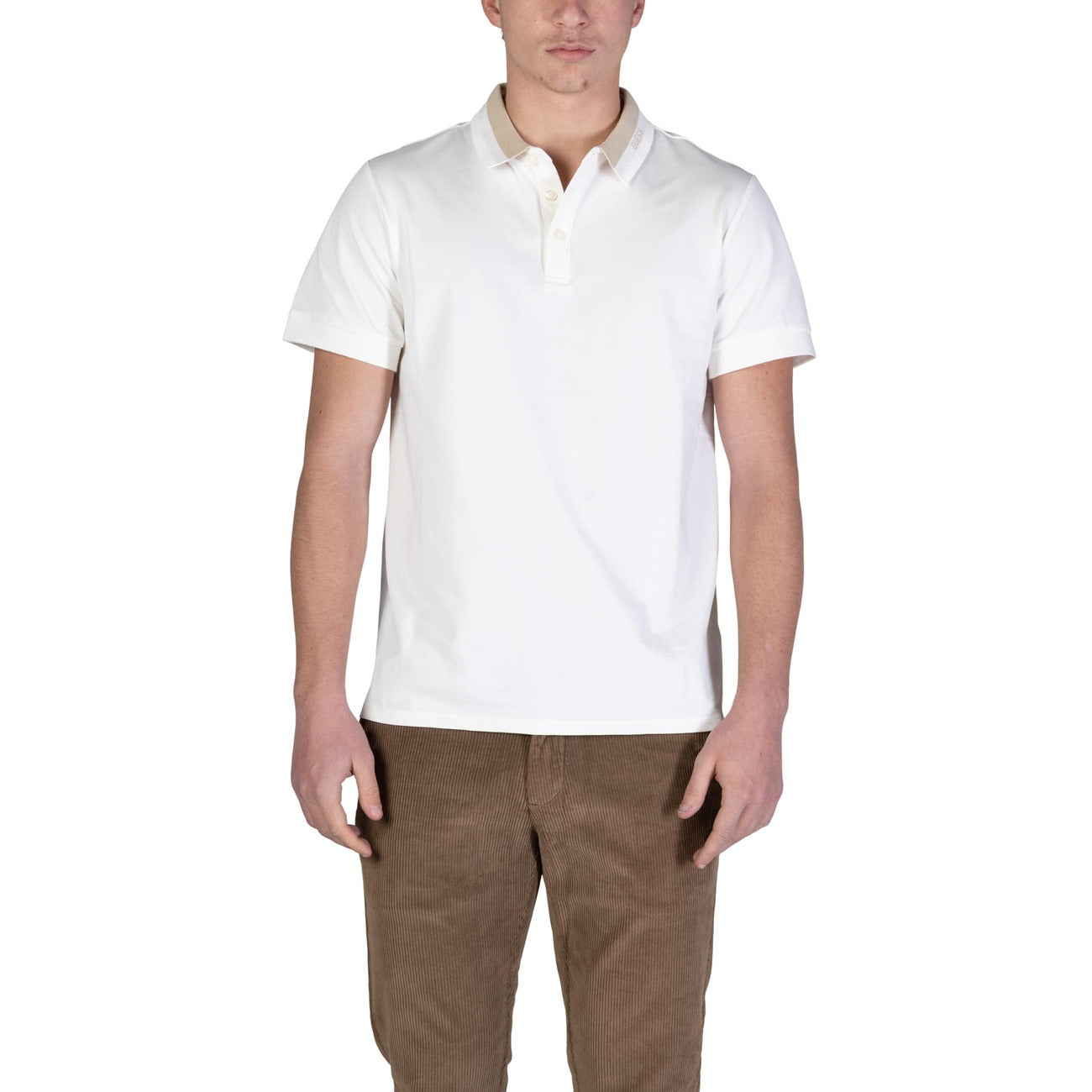 Guess Polo Top Men Beige