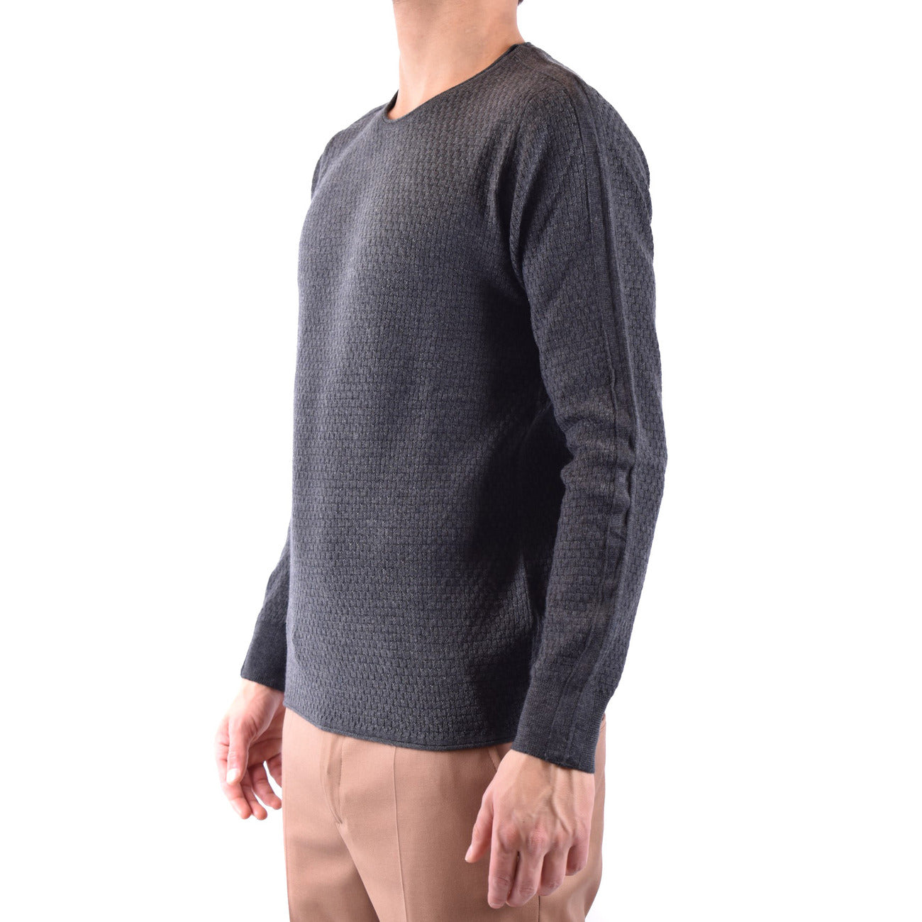Paolo Pecora Strickmode Herren Grau #2431031