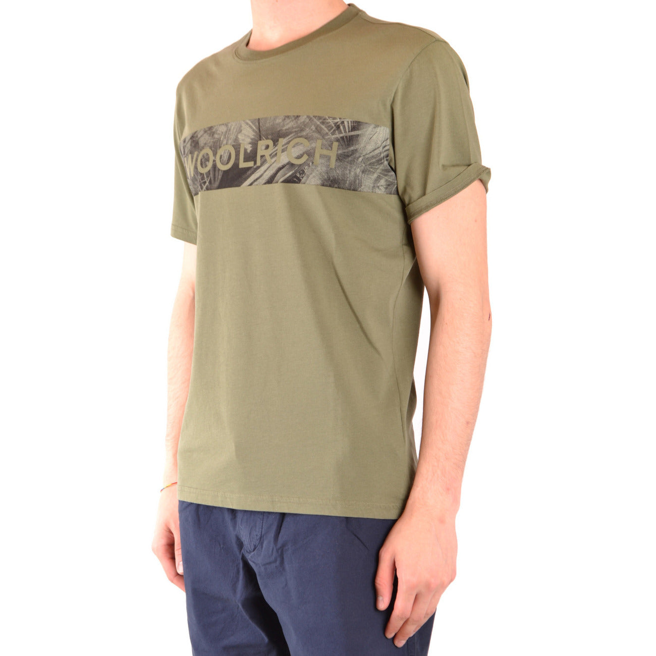 Woolrich T-shirt Heren Groen