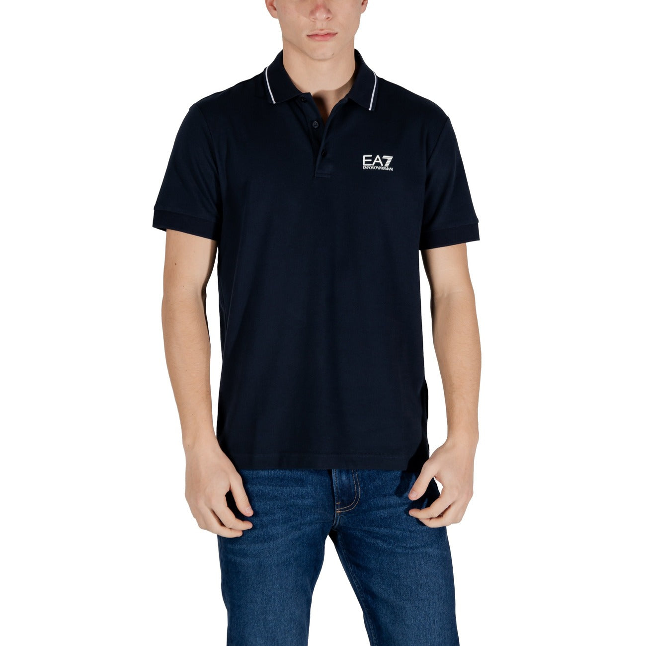 Ea7 Polo Top Heren Zwart