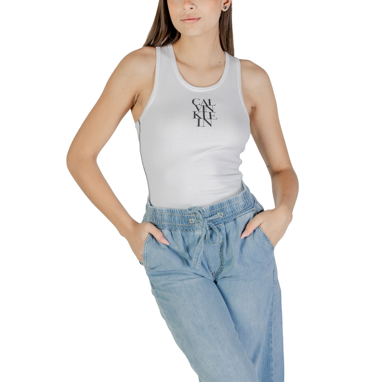 Calvin Klein Jeans Vest Dames Wit #2424057