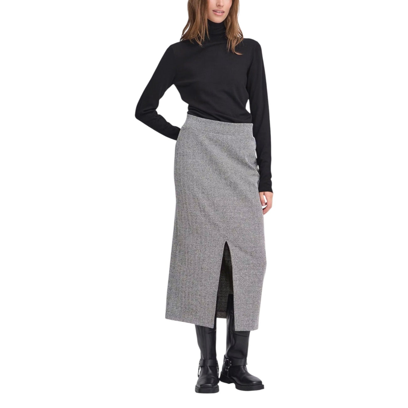 Ichi Rock Damen Grau
