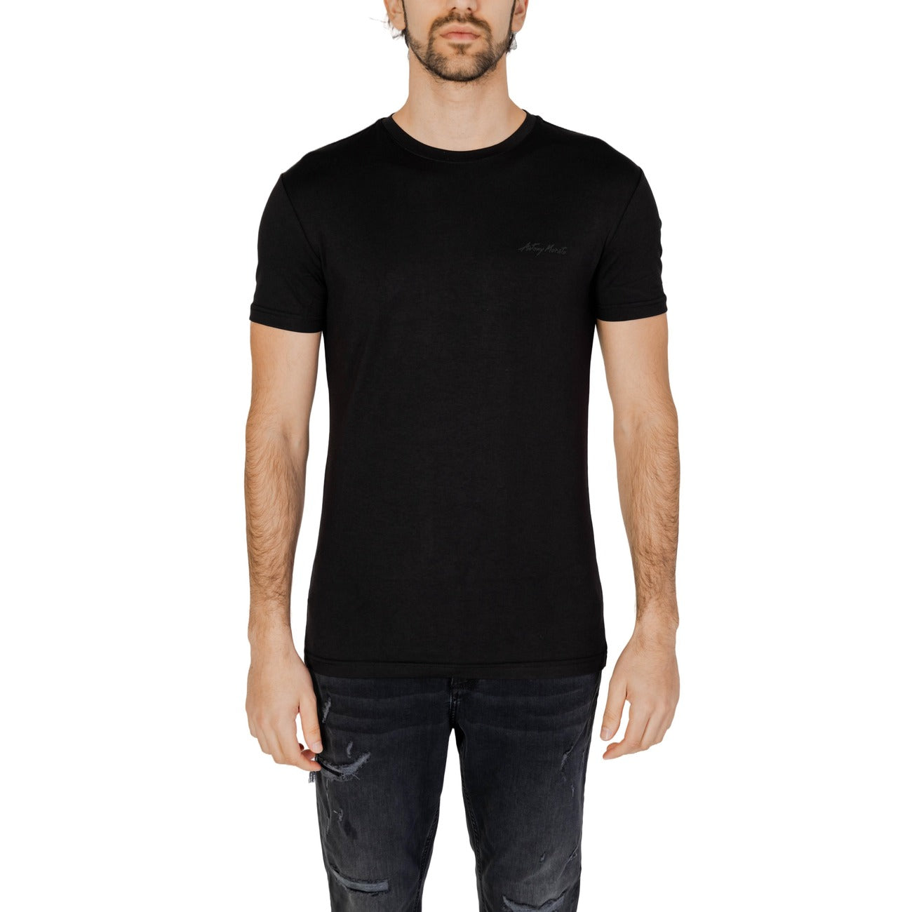 Antony Morato T-shirt Heren Zwart #2209311
