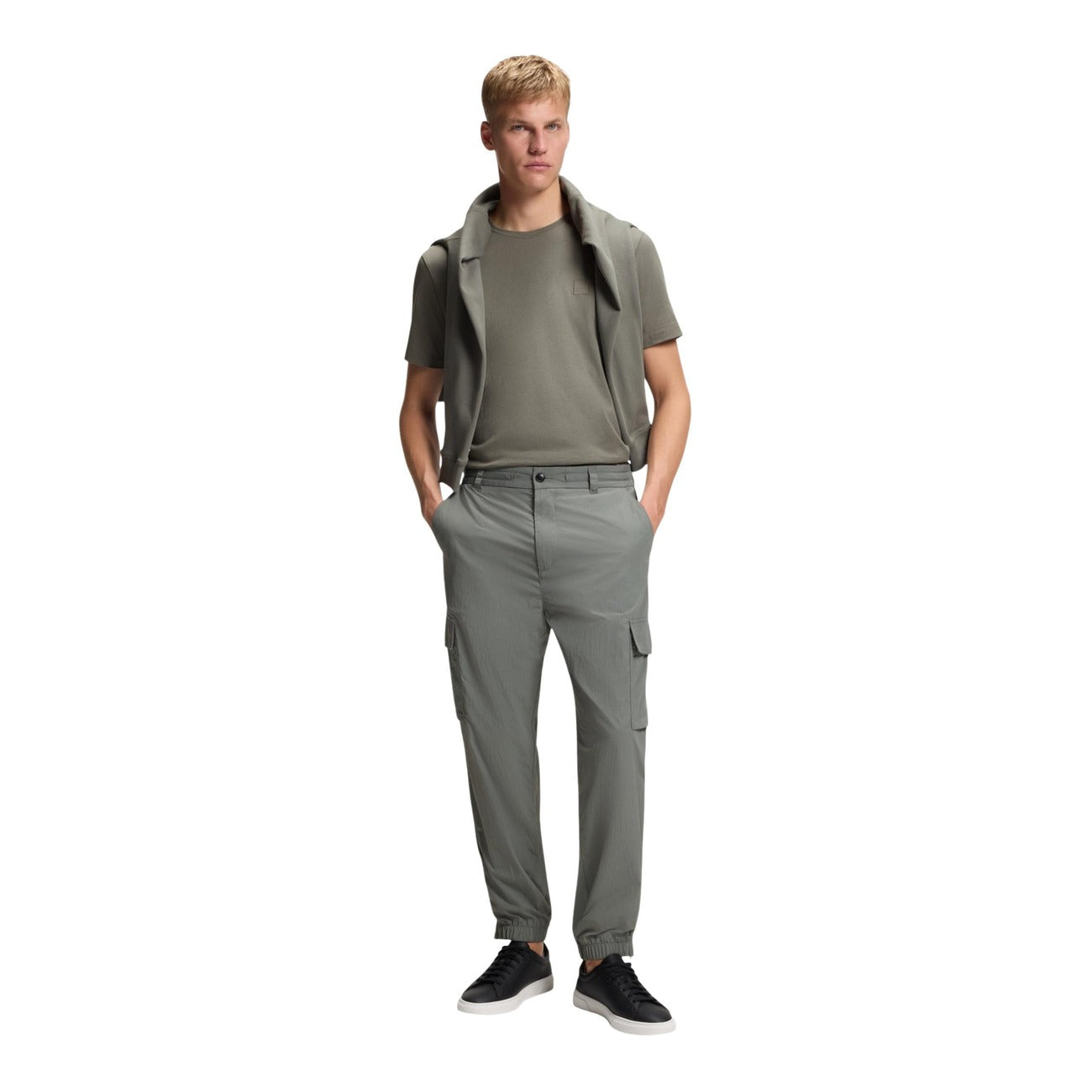 Boss T-Shirt Herren Grau Grau