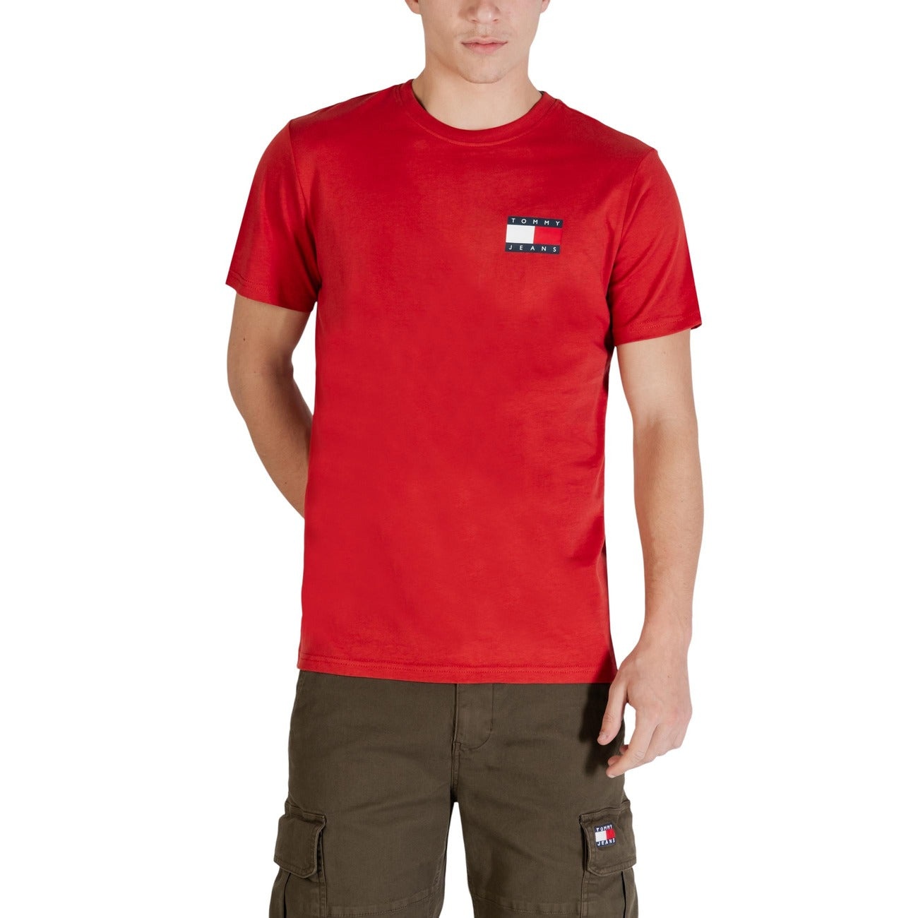 Tommy Hilfiger Jeans T-shirt Heren Beige #2466951