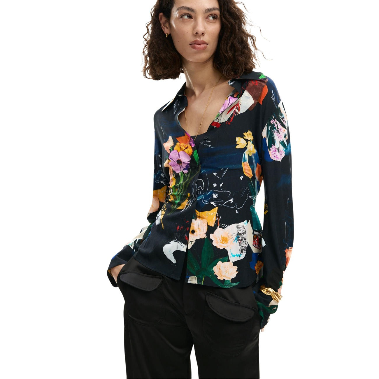 Desigual Shirt Damen Schwarz #2453191