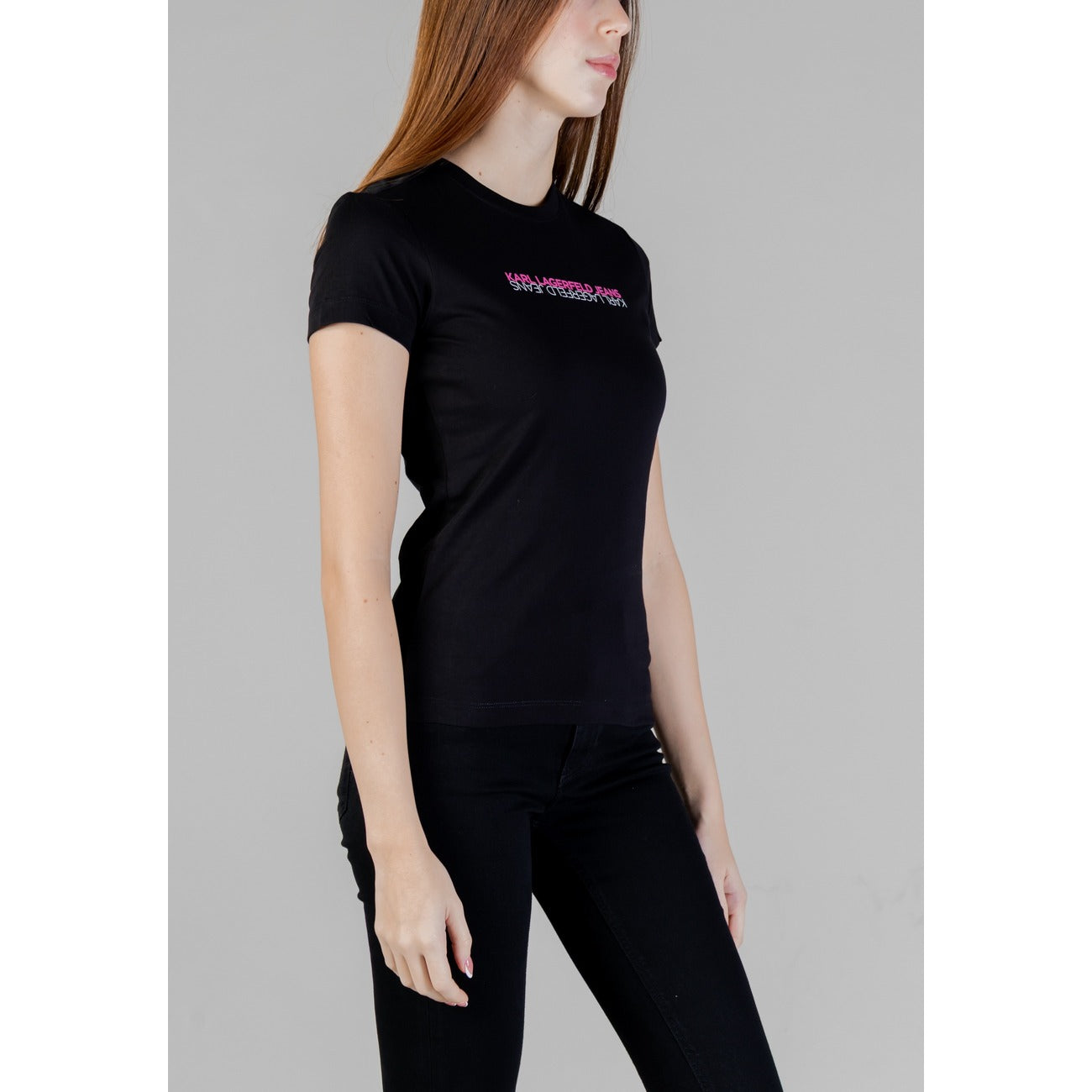Karl Lagerfeld Jeans T-Shirt Damen Schwarz #2452399