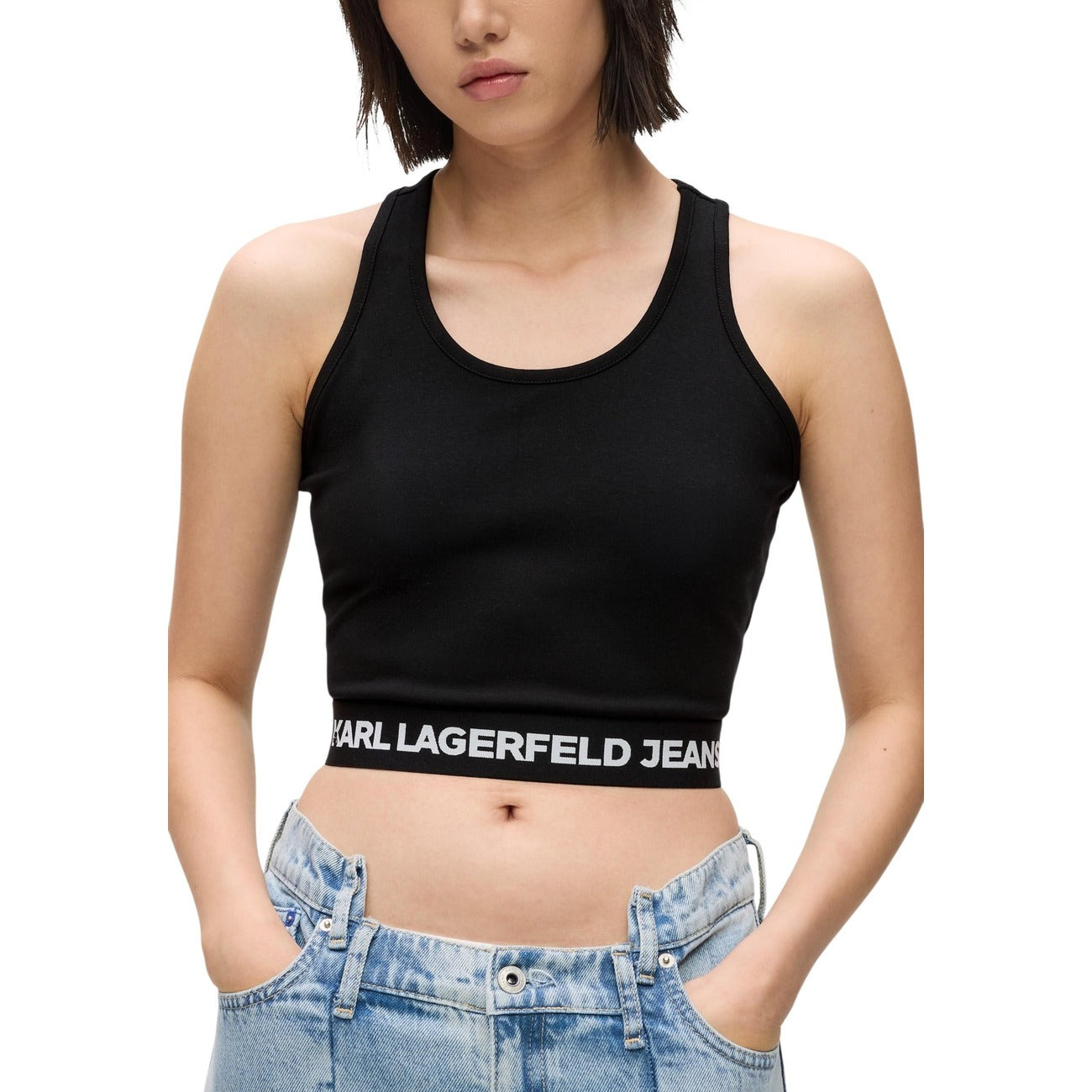 Karl Lagerfeld Jeans Top Damen Schwarz #2452498