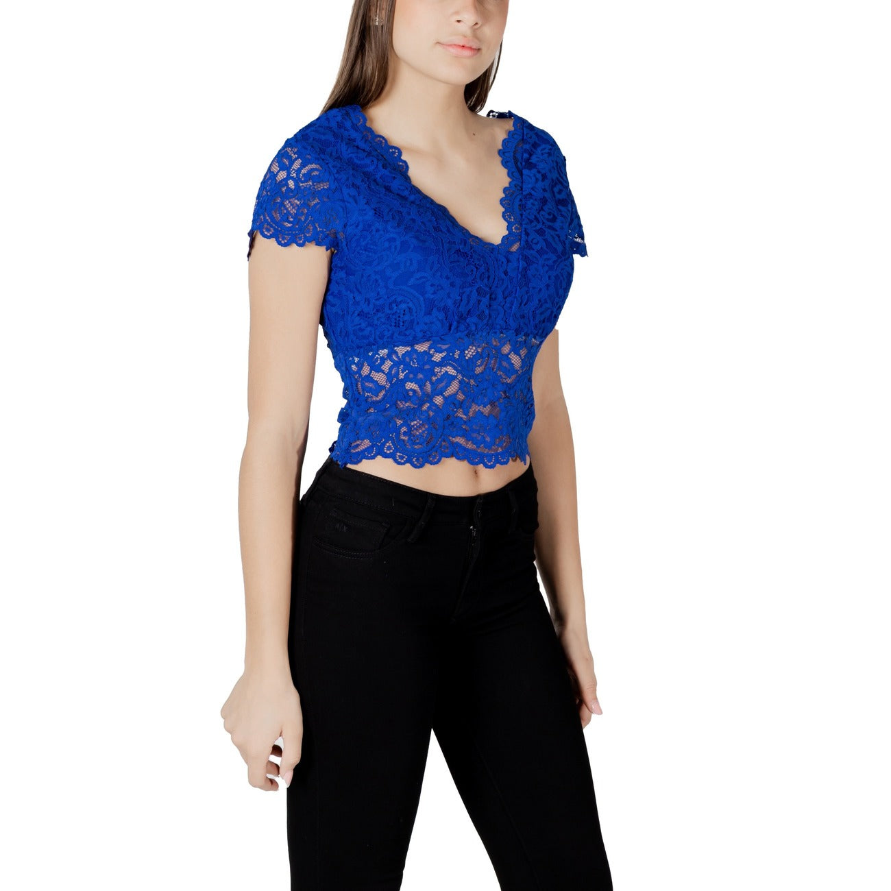 Morgan De Toi Top Damen Blau #2418566