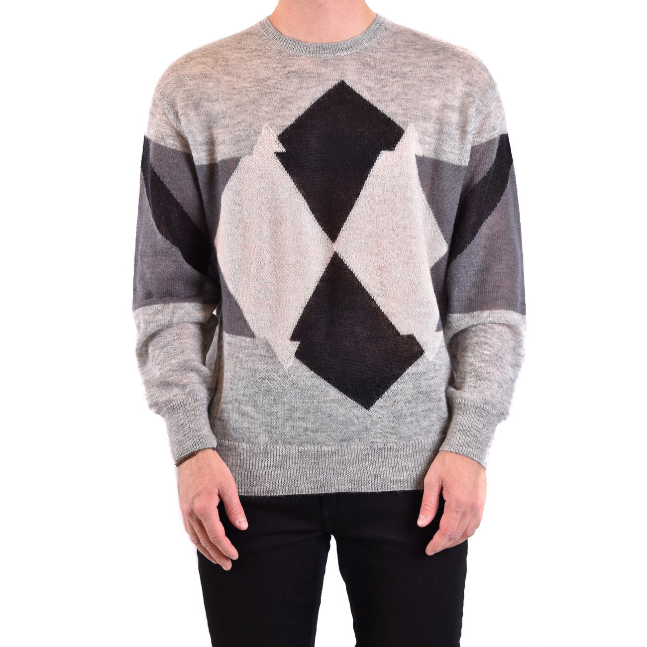 Neil Barrett Strickmode Herren Grau