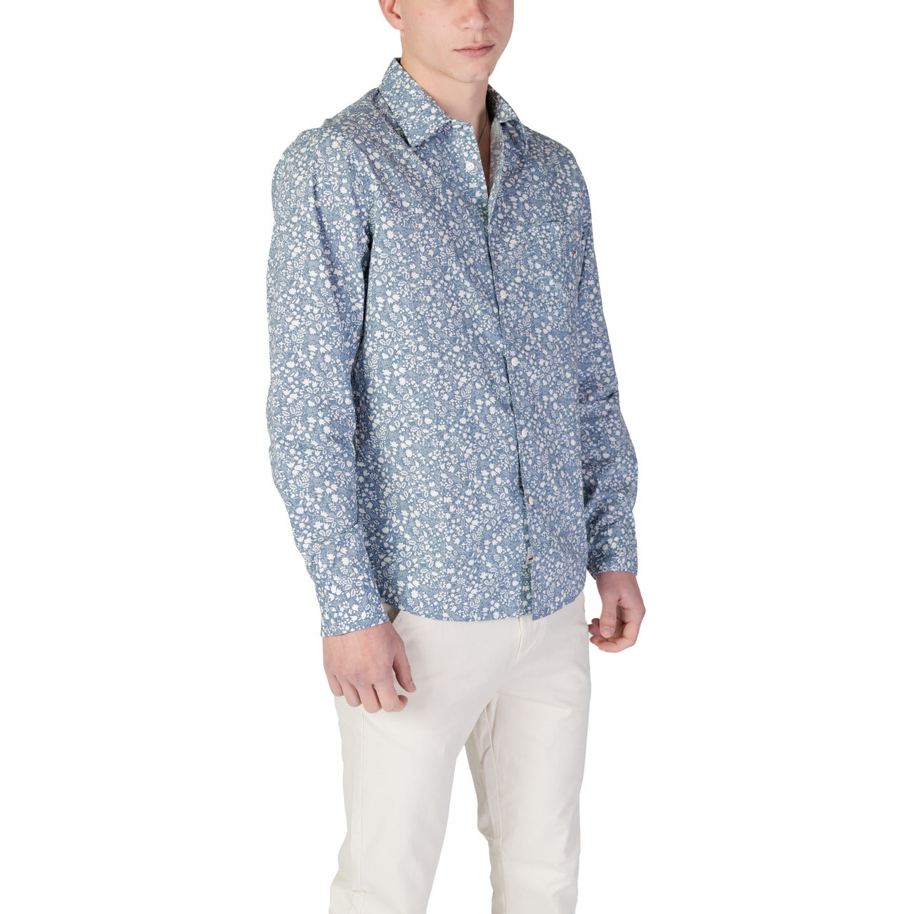 Replay Shirt Heren Lichtblauw #2409629