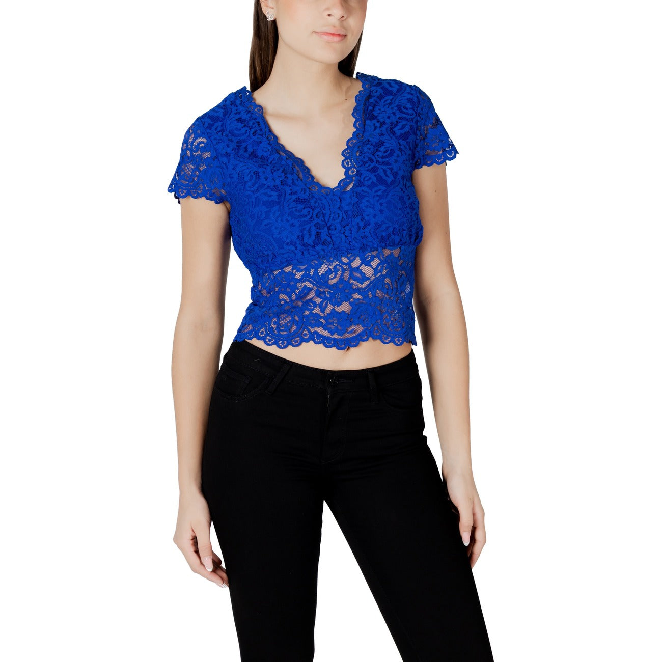 Morgan De Toi Top Damen Blau #2418566