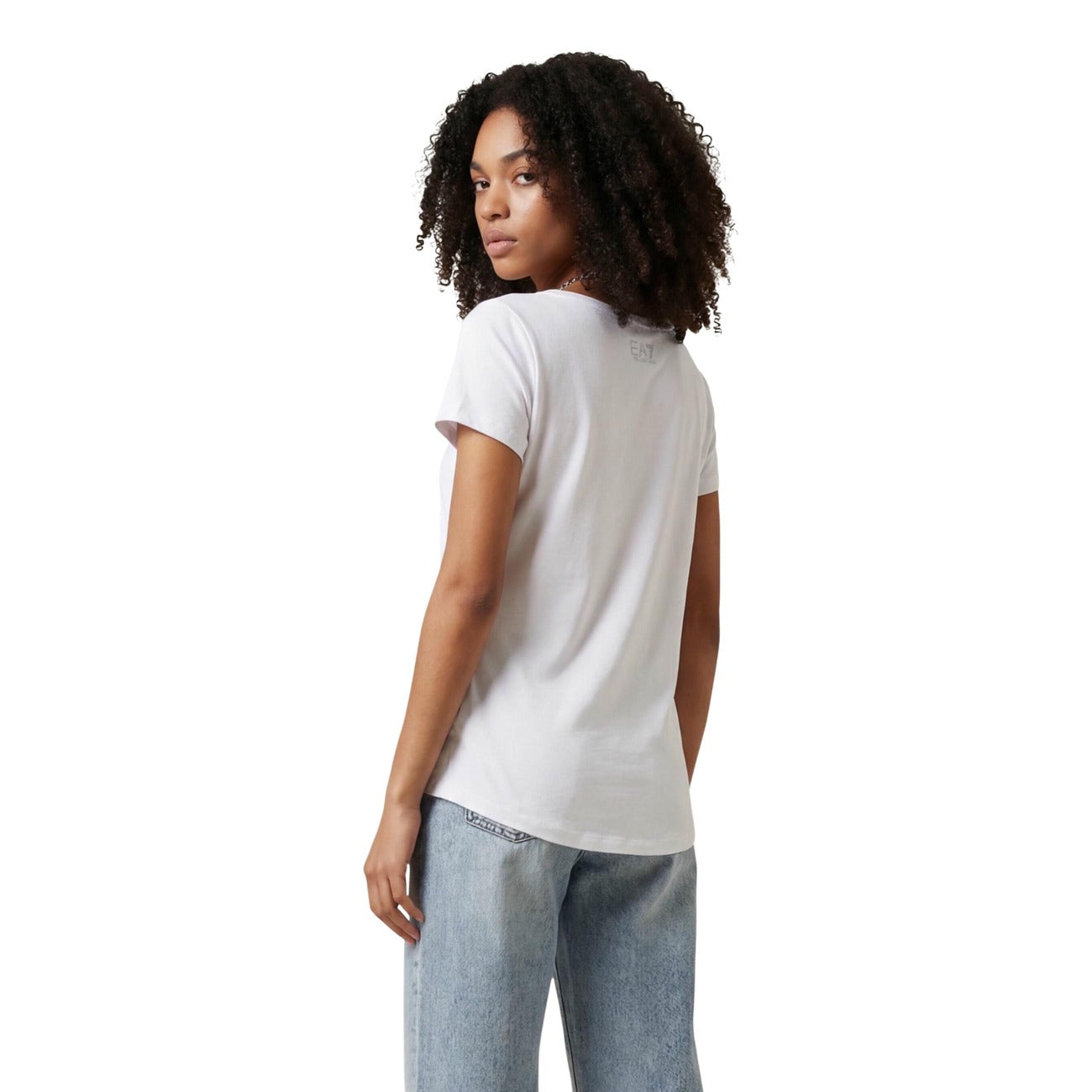 Ea7 T-Shirt Damen Weiß Weiß