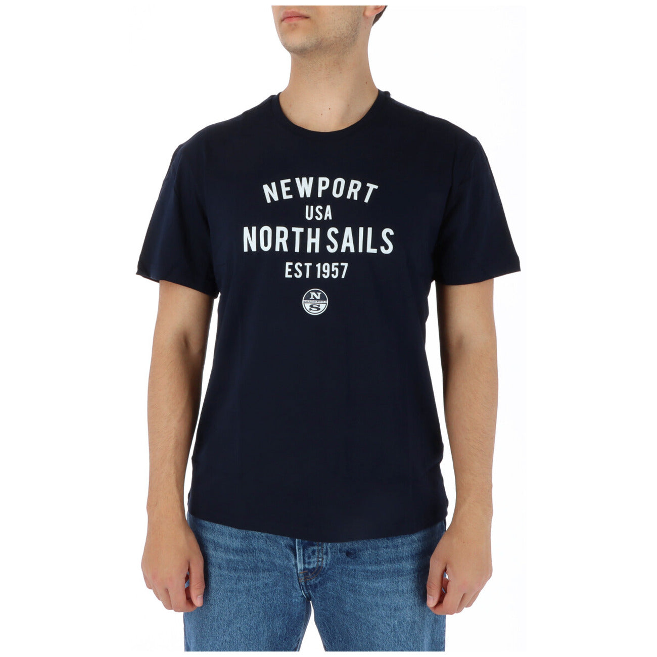 North Sails T-shirt Heren Blauw