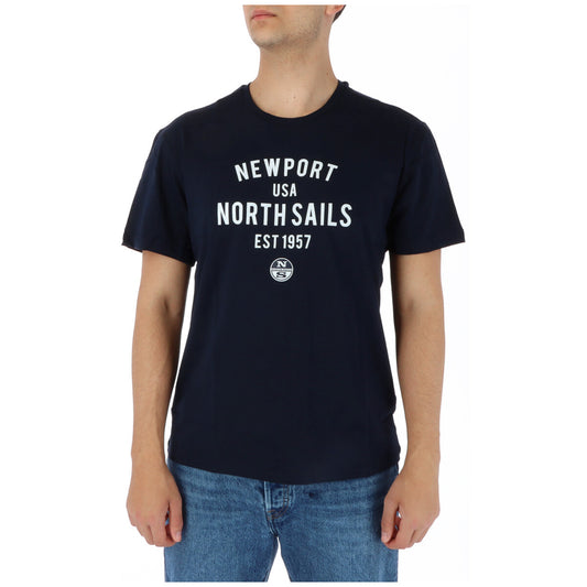 North Sails T-shirt Heren Blauw