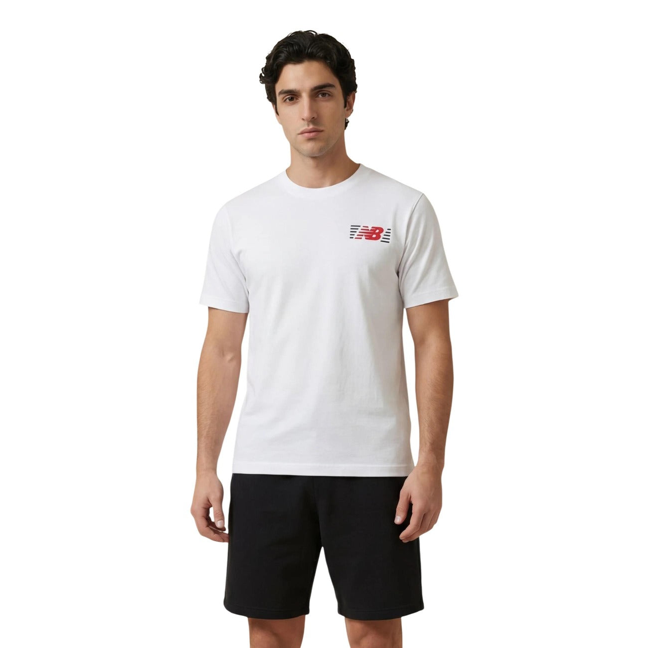 New Balance T-Shirt Herren Hellblau