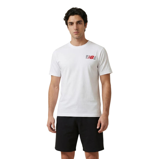 New Balance T-Shirt Herren Hellblau
