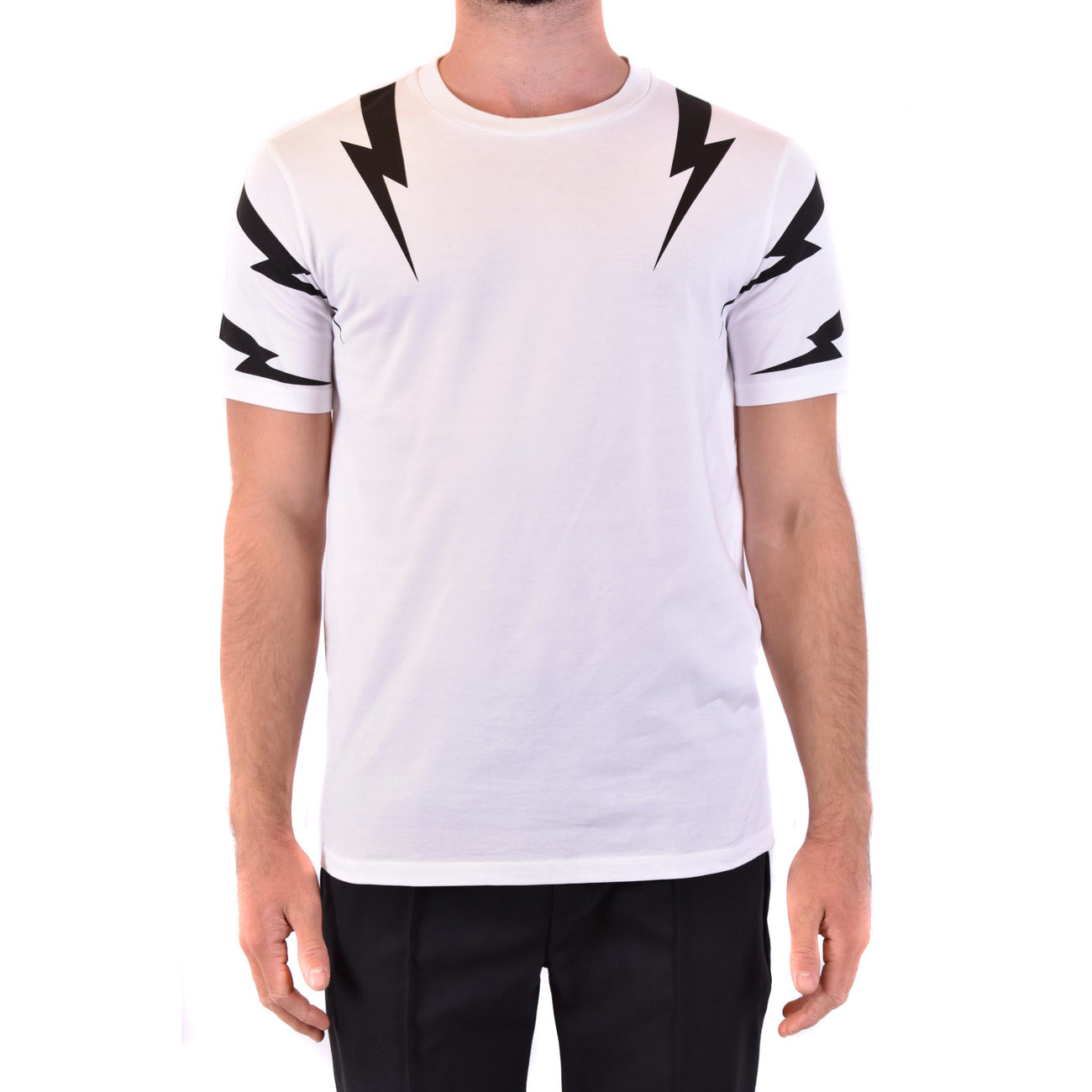 Neil Barrett T-shirt Heren Wit #2431163