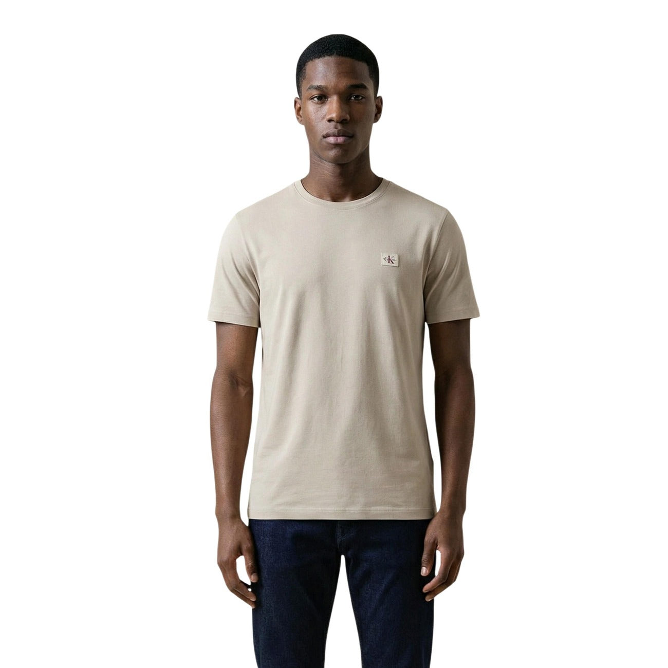 Calvin Klein Jeans T-Shirt Herren Beige #2453560