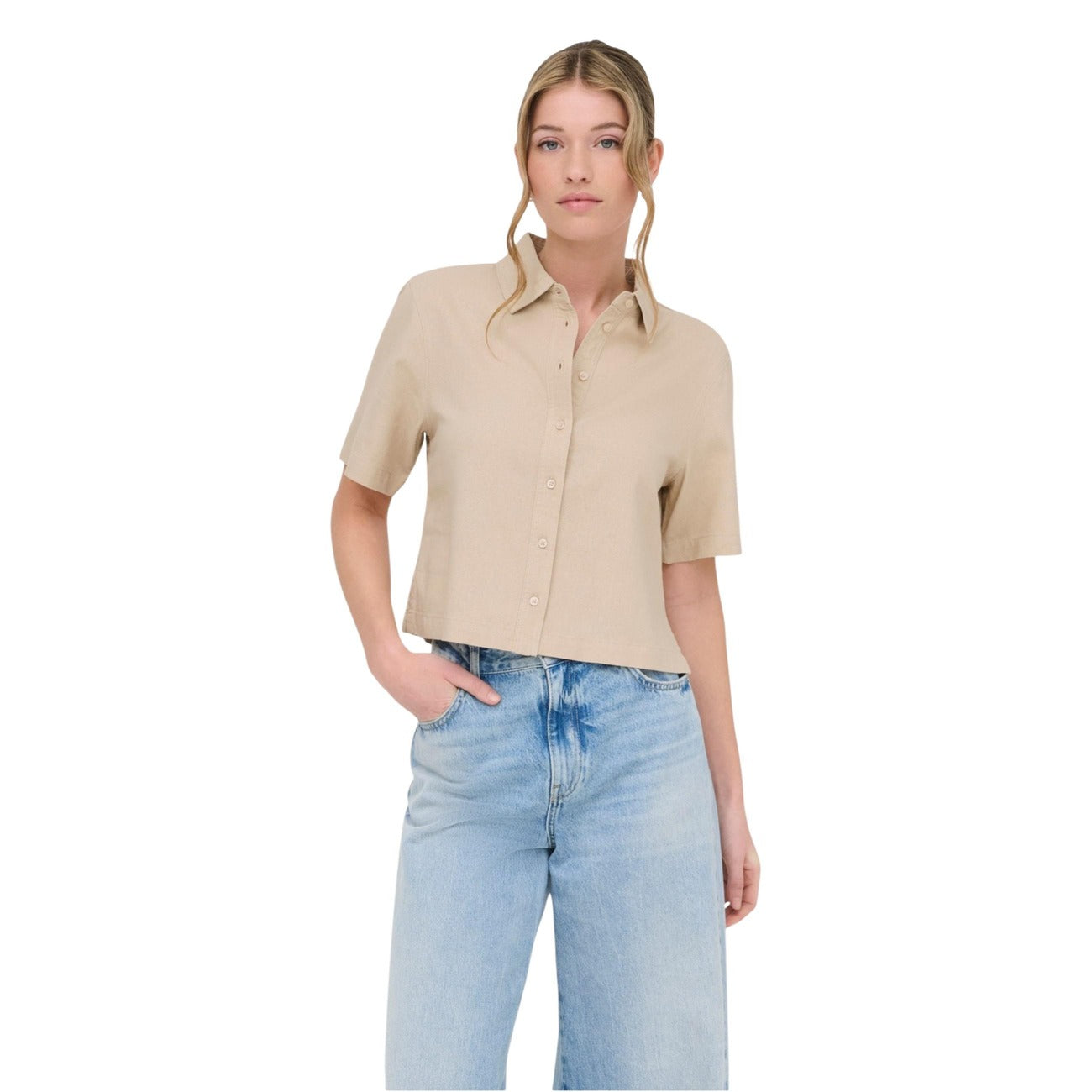 Only Shirt Damen Blau Blau