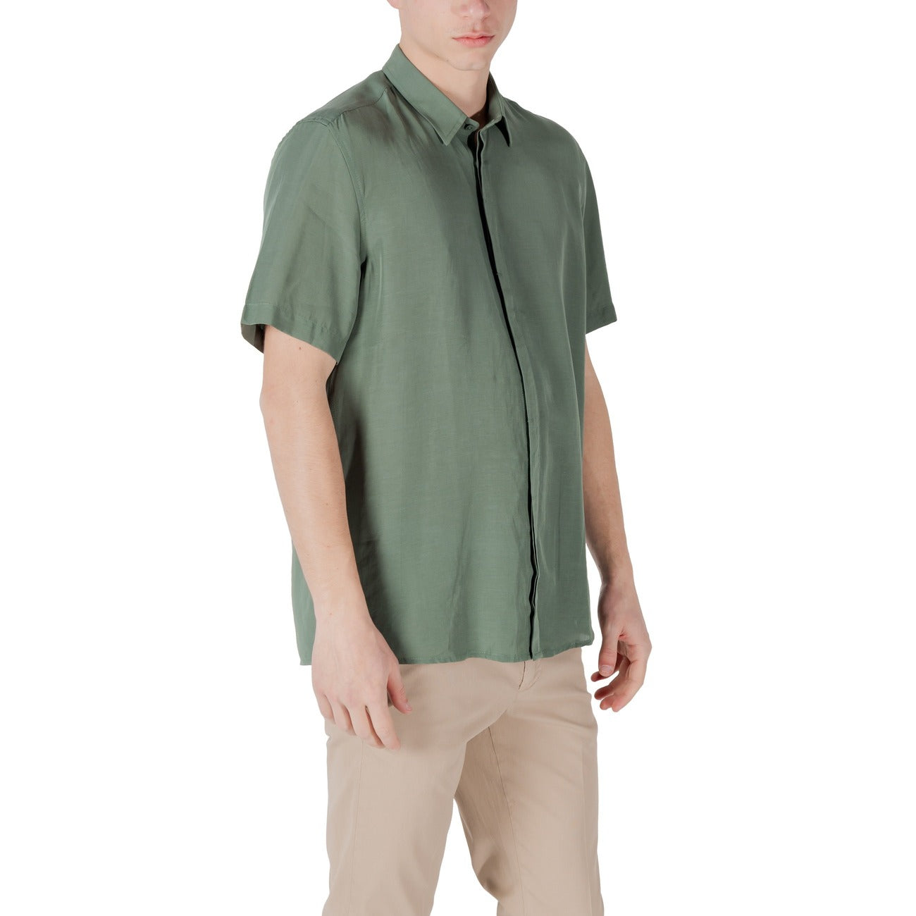 Antony Morato Shirt Heren Groen #2464253