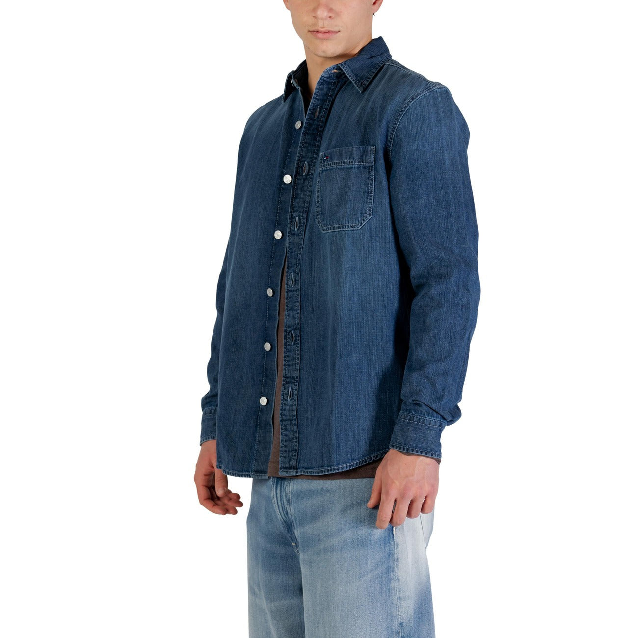 Tommy Hilfiger Jeans Shirt Men Blue