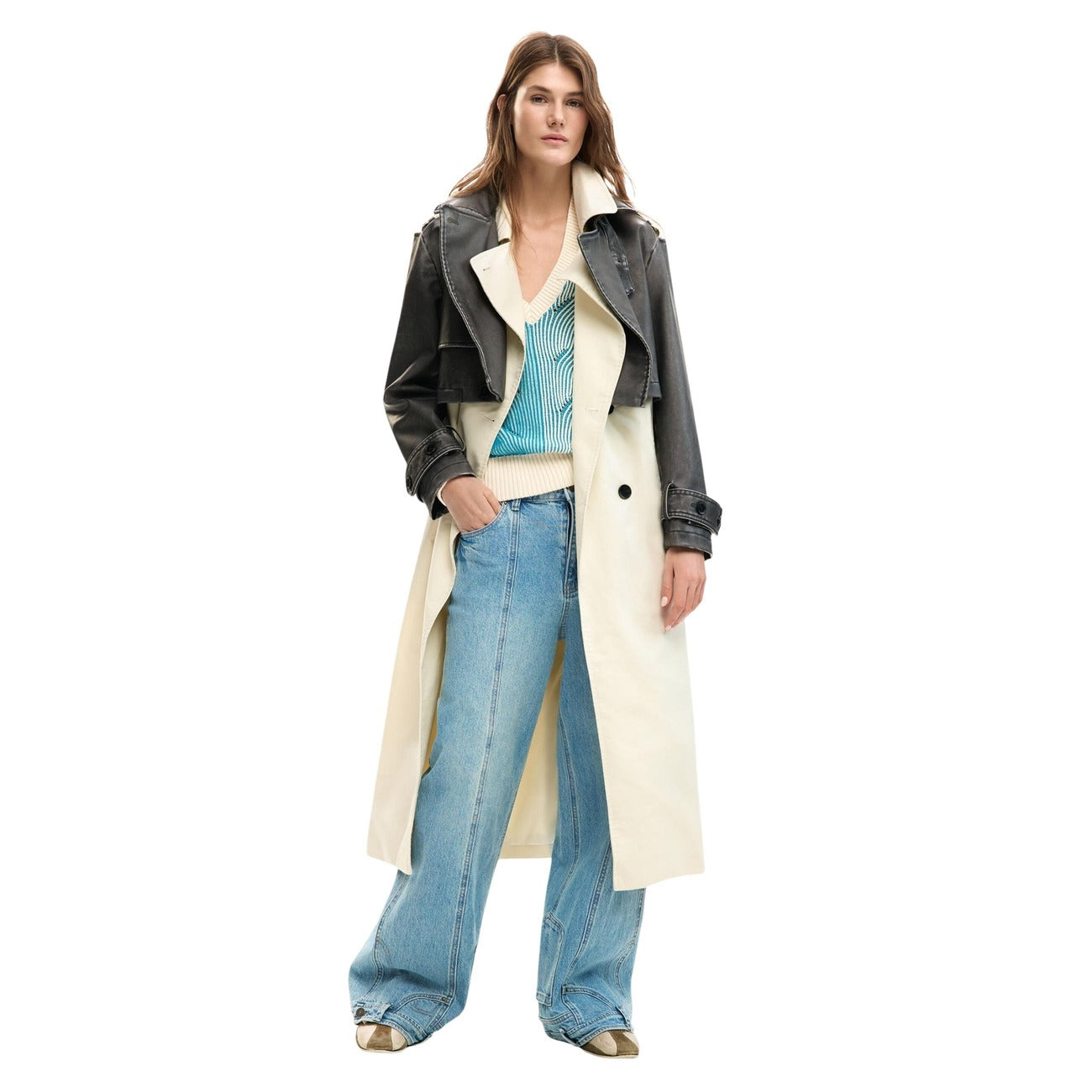 Desigual Jack Damen Beige
