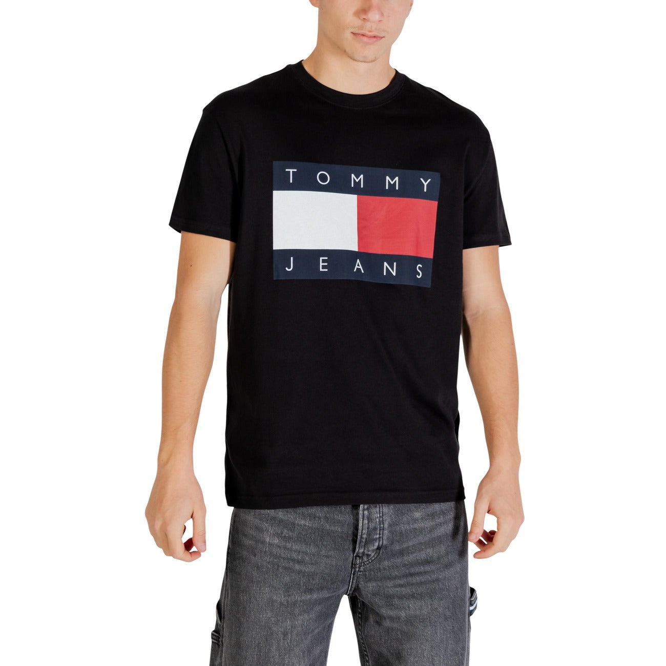 Tommy Hilfiger Jeans T-Shirt Herren Schwarz