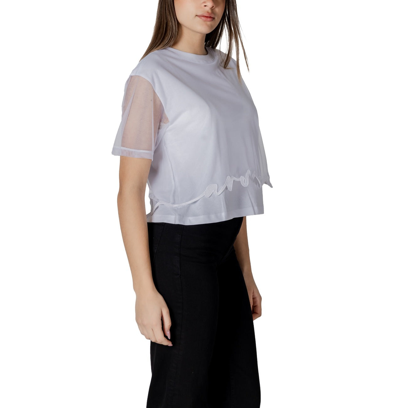 Armani Exchange T-shirt Dames Wit #2411378