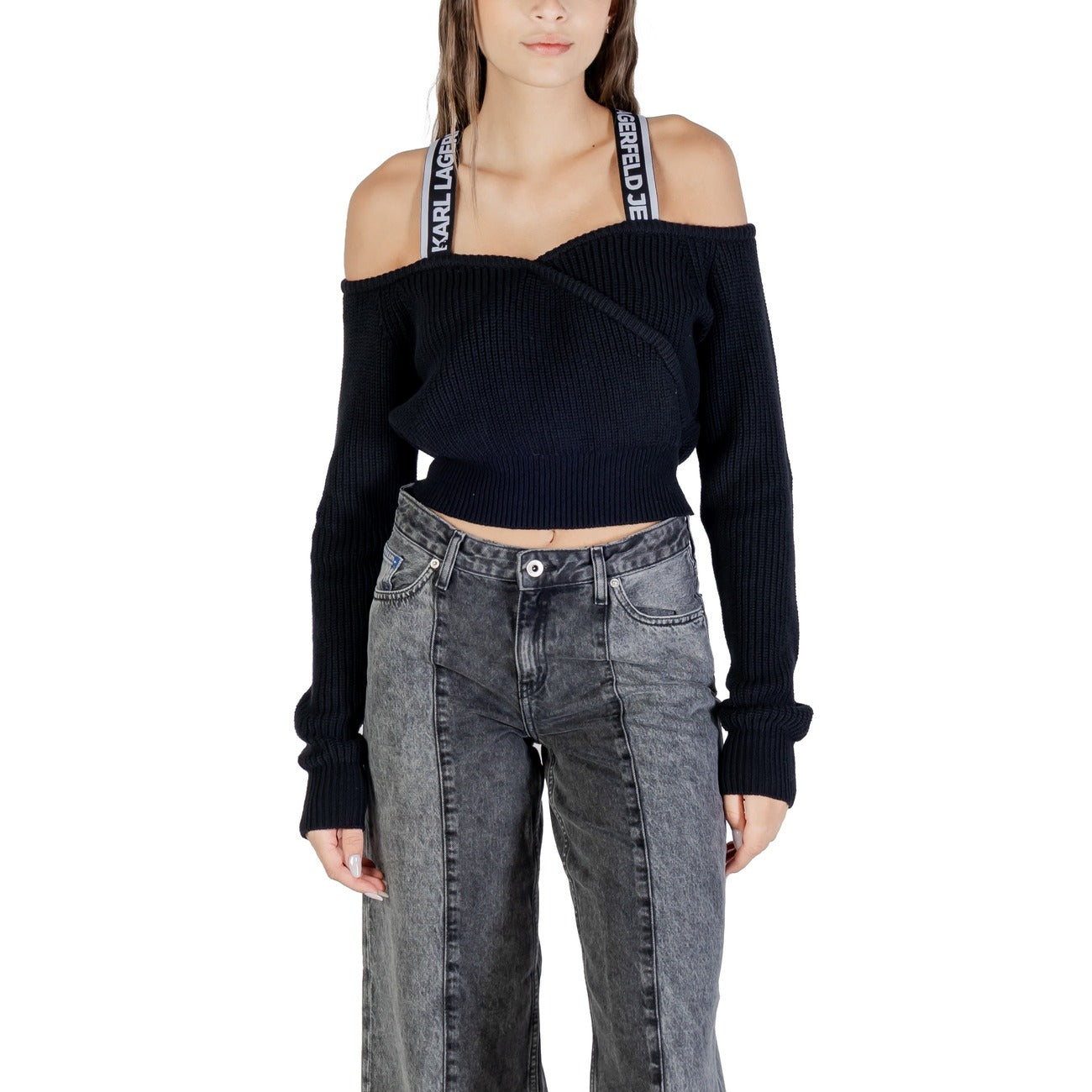 Karl Lagerfeld Jeans Breimode Dames Zwart