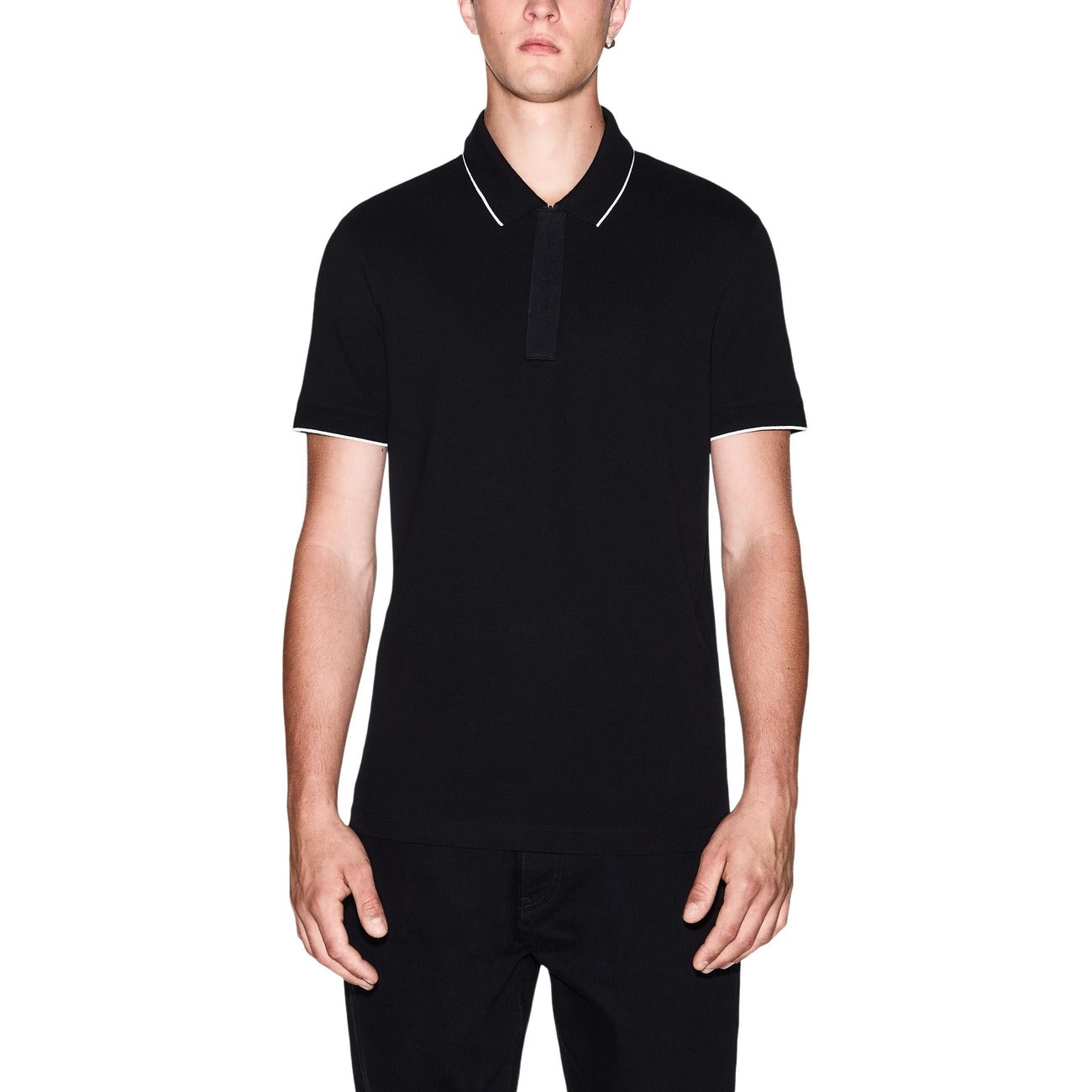 Armani Exchange Polo Top Herren Blau #2449816