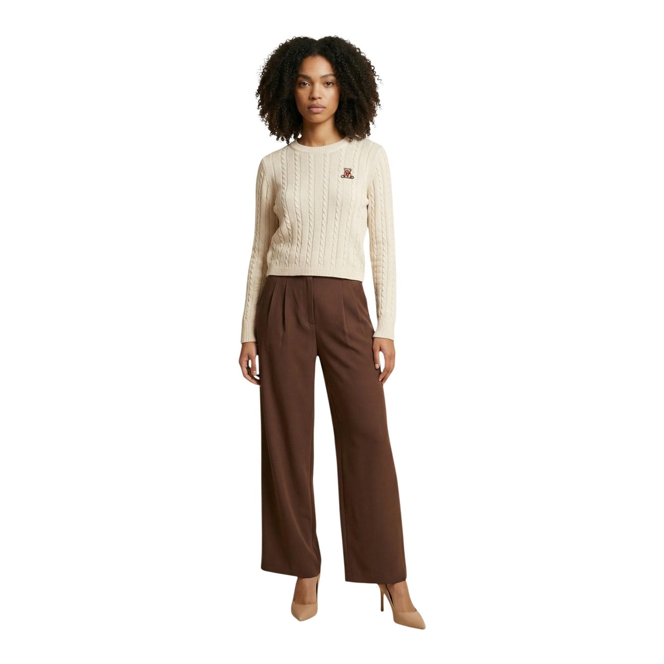 Only Hose Damen Braun #2465758
